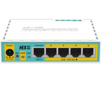 MikroTik hEX PoE lite (RB750UPr2) 5-портовый маршрутизатор 99-00001058 фото