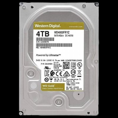 Western Digital (WD4003FRYZ) Жорсткий диск 3.5" 4TB 99-00014409 фото