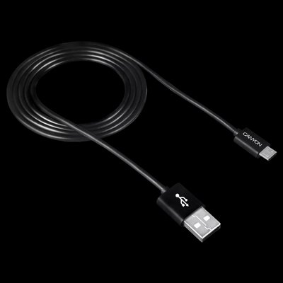 Canyon UM-1B black (Micro USB - USB 2.0) 1м Кабель 99-00012601 фото