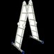 VIRASTAR TRANSFORMER Багатофункціональні шарнірні сходи-драбинки 4x3 сходинок 99-00014584 фото 3