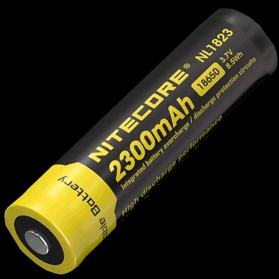 Nitecore NL1823 Акумулятор Li-Ion 18650 3.7V (2300 мА•г) захищений 99-00013414 фото