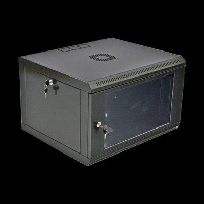 6U Шкаф 19" , 600x500x373мм (Ш*Г*В), эконом, акриловое стекло, черный 99-00006974 фото