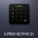 U-Prox Keypad G1 Black Бездротова сенсорна клавіатура для однієї групи 99-00013657 фото 2