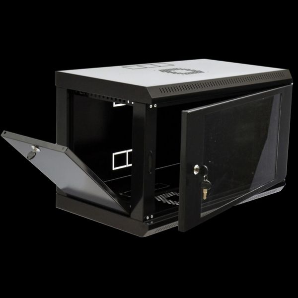 6U Шкаф 19" , 600x350x373мм (Ш*Г*В), эконом, акриловое стекло, черный 99-00007438 фото