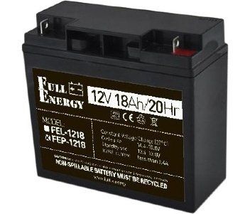 Full Energy FEP-1218 Акумулятор 12В 18 Аг для ДБЖ 99-00003358 фото