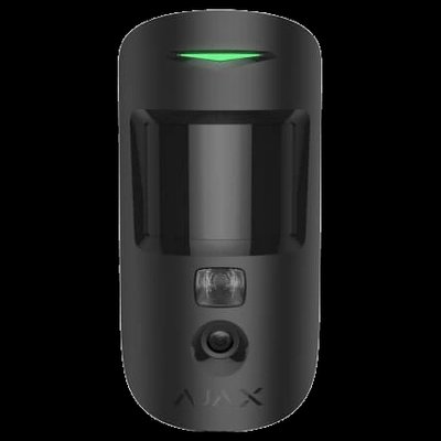 Ajax MotionCam (PhOD) Jeweller (8EU) black Бездротовий оповіщувач руху з камерою 99-00010246 фото