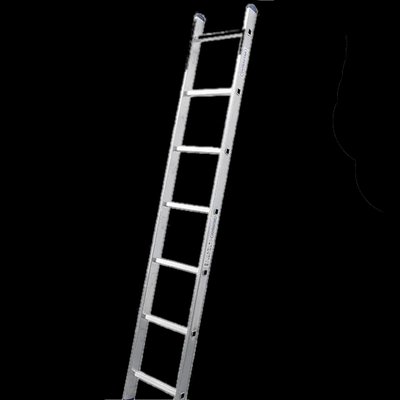 UNOMAX VIRASTAR Алюминиевая односекционная лестница 7 ступеней 99-00014573 фото