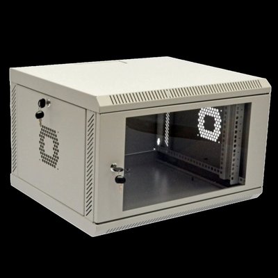 6U Шкаф 19" , 600x500x373мм (Ш*Г*В), эконом, акриловое стекло, серый 99-00007975 фото