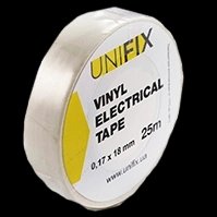 UNIFIX ETU-25W Изоляционная лента бела 0.17х18мм25м 99-00012389 фото