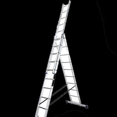 TRIOMAX VIRASTAR Алюминиевая трехсекционная лестница 3х10 ступеней 99-00014578 фото