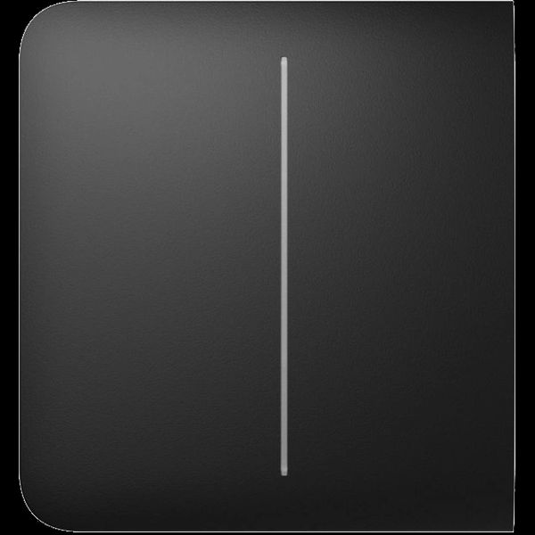 Ajax SideButton (2-gang) for LightSwitch black Бічна кнопка для двоклавішного вимикача 99-00012959 фото