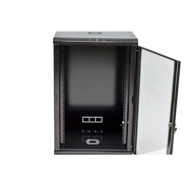 UA-MGSWL186B Шкаф 19"18U, 600x600x907мм (Ш*Г*В), эконом, акриловое стекло, черный 99-00008103 фото