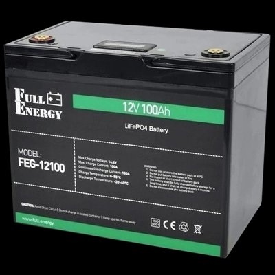 Full Energy FEG-12100 Акумулятор LiFePO4 12В 100А•г 99-00013102 фото