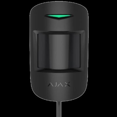 Ajax MotionProtect Fibra black Дротовий сповіщувач руху 99-00011034 фото