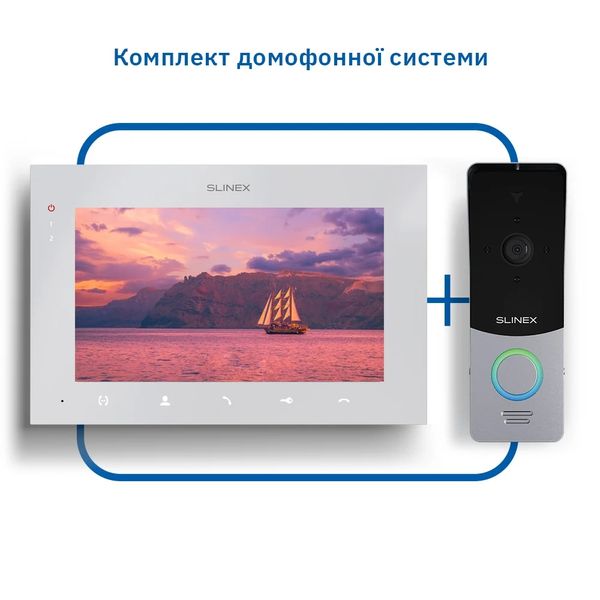 Slinex ML-20HD(Black)+SQ-07MTHD(White) Комплект видеодомофона 99-00014498 фото