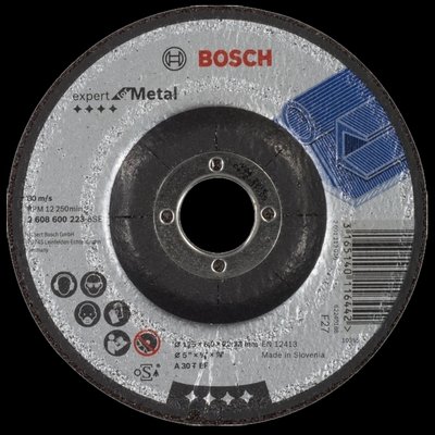 Bosch 125 x 6 мм (2608600223) Обдирочный круг для металла 99-00014203 фото