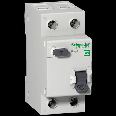 Schneider Electric EZ9D34625 Easy9, 1Р+N, 25А 30мА AC Дифференциальный автоматический выключатель 99-00012681 фото