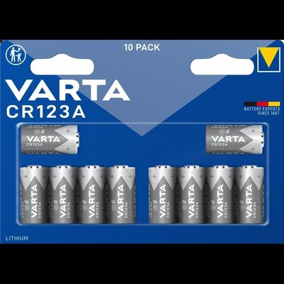 VARTA CR 123A BLI 10 LITHIUM Батарейка 10 шт 99-00013307 фото