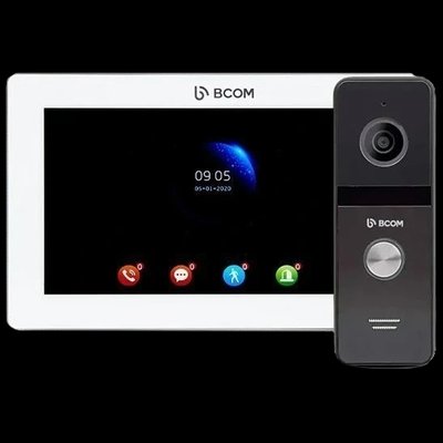 BCOM BD-770FHD/T White Kit Комплект видеодомофона 99-00016540 фото