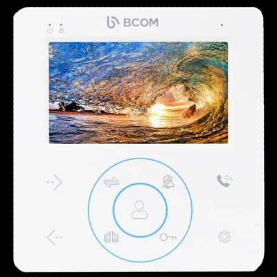 BCOM BD-480 White Відеодомофон 99-00018846 фото