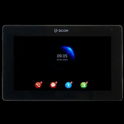 BCOM BD-770FHD Black Відеодомофон 99-00018853 фото