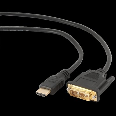 Cablexpert CC-HDMI-DVI-0.5M Кабель HDMI - DVI 18+1pin M, 0.5m 99-00013457 фото