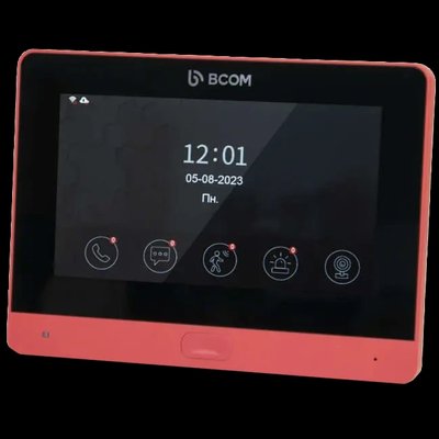 BCOM BD-760FHD/T Red Відеодомофон 99-00018858 фото