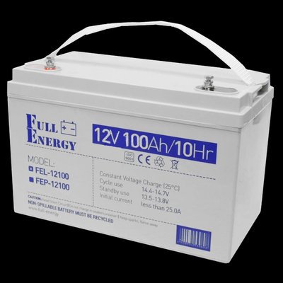 Full Energy FEL-12100 Акумулятор гелевий 12В 100 А•год 99-00010375 фото