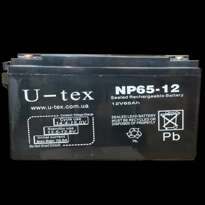 U-tex 12В / 65 Ah Аккумулятор 99-00012099 фото