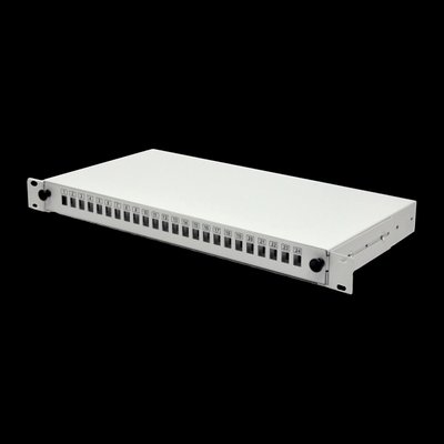 Патч-панель 24 порта SC-Simpl./LC-Dupl./E2000, пустая, кабельные вводы для 2xPG13.5 и 2xPG11, 1U, чер 99-00008689 фото