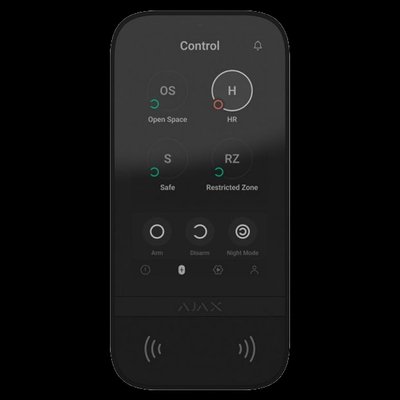 Ajax KeyPad TouchScreen (8EU) black Клавіатура 99-00017270 фото