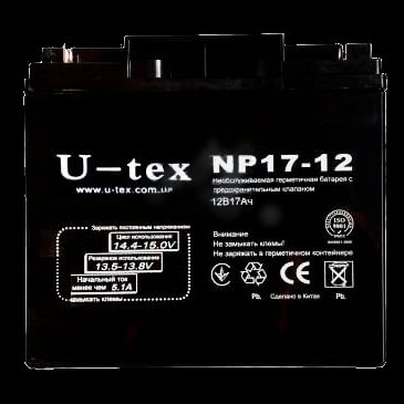 U-tex 12В / 17 A Аккумулятор 99-00011668 фото