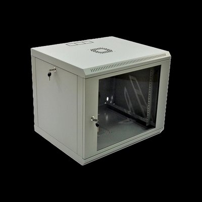 9U Шкаф 19" , 600x500x507мм (Ш*Г*В), эконом, акриловое стекло, серый 99-00007976 фото