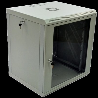 12U Шкаф 19", 600x500x640мм (Ш*Г*В), эконом, акриловое стекло, серый 99-00007977 фото