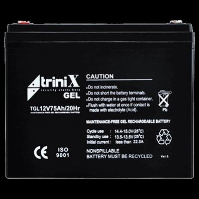 Trinix TGL12V75Ah/20Hr Аккумулятор гелевый 12В 75А•ч 99-00011439 фото