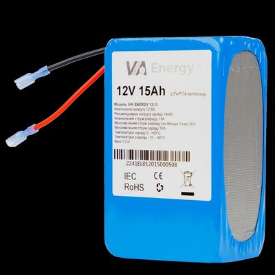 VIA Energy Аккумуляторная батарея литиевая 12В, 15А•ч 99-00011220 фото