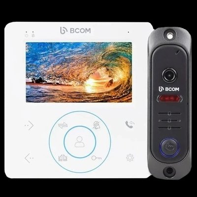 BCOM BD-480M White Kit Комплект відеодомофона 99-00018836 фото