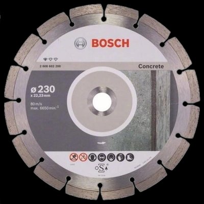 Bosch 230x22.23, 10 шт (2608603243) Алмазный отрезной круг по бетону 99-00014201 фото